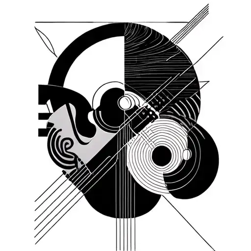 Geometric Fine Line Music