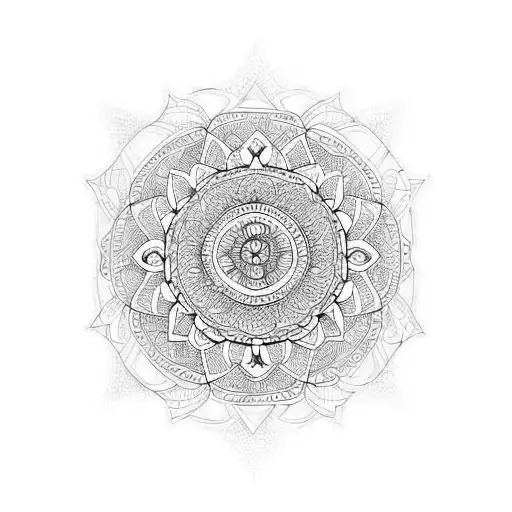 Mandala To Cover Up A