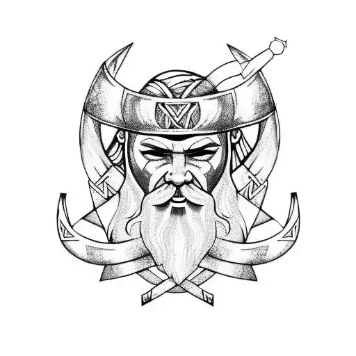 Nordic Viking And Ocean