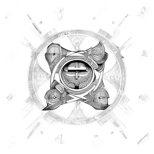 Viking Symbols And Design With Space And Celestial Themes