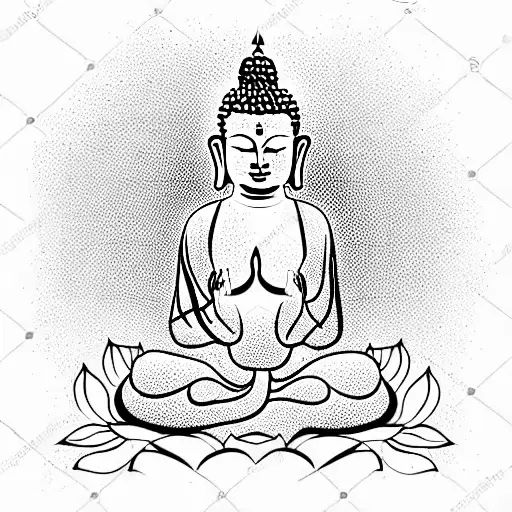 Buddha In A Lotus Pose
