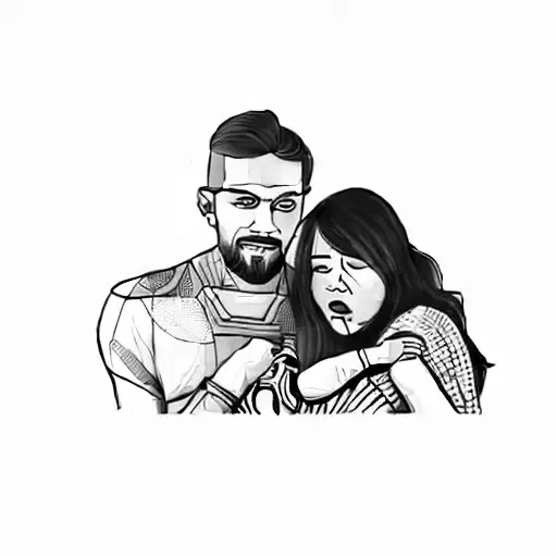 A Man And Woman With A Baby