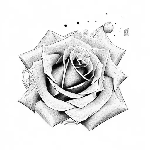 Rose With Number 444