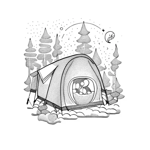 Camping Wine Waitress Family Sisters Freedom Optimisme Virgo