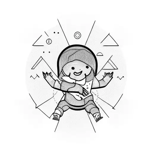 A Dad Holding His New Born Son