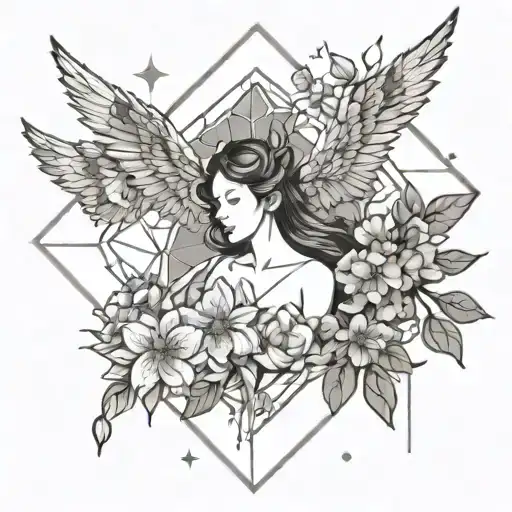 Odette Yvonne Leo Stars Angel Sakura Flowers