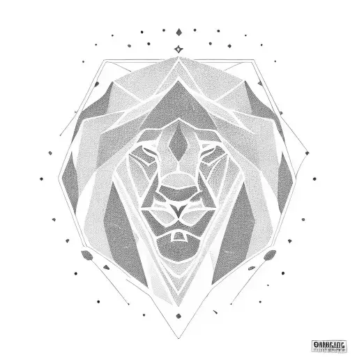Stmpd Records Logo With Lion And Geometric Print