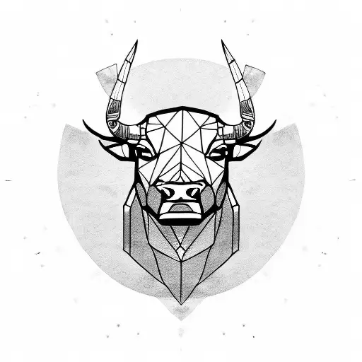 Angry Eyes Bull Face