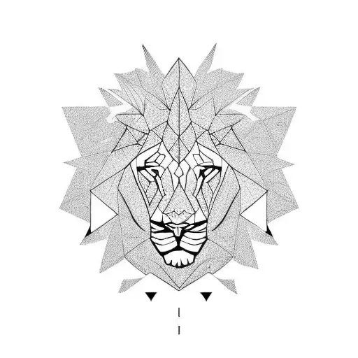 Stmpd Records Logo With Lion In A Geometric Print