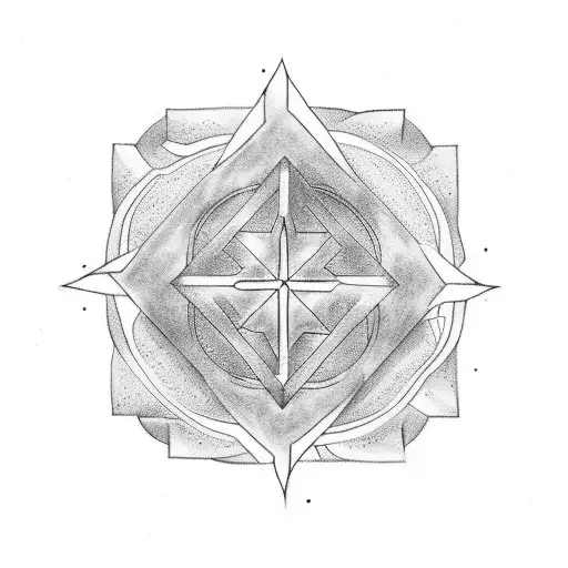 Outline Of A Symbol Meaning Sand Or Desert