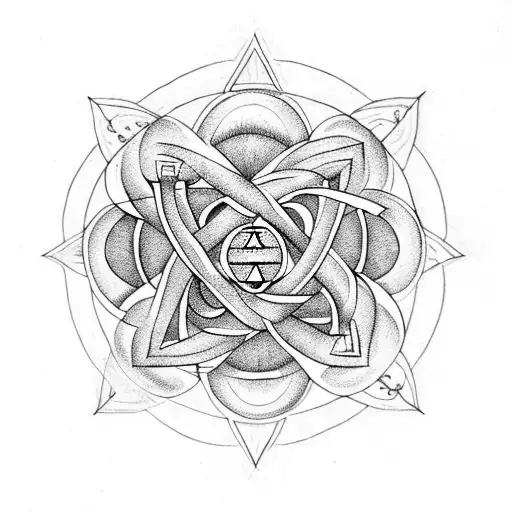Seven Chakra With Infinity Knot