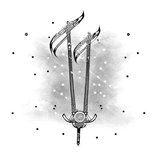 Conducting Baton And Music