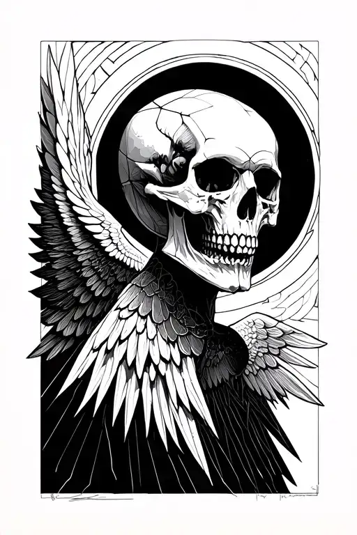 Skull Wings Death Or Glory