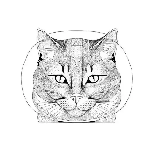 Slim Black Cat And Fat White Cat