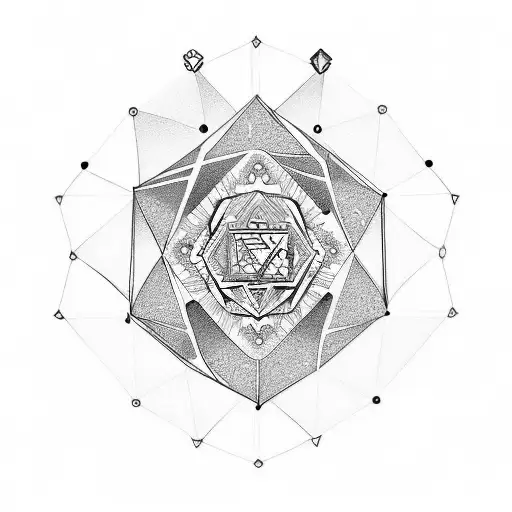 Diamond With Buda And Pagoda