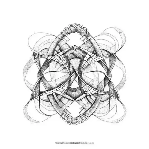 Dna Double Helix Intertwined With A Crow