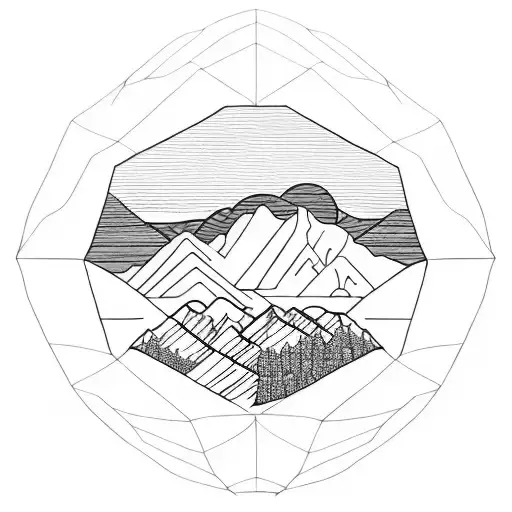 Blue Ridge Mountains At Sunset