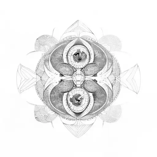 Ying Yang Butterfly Turtle