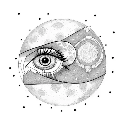 Moon With Eye
