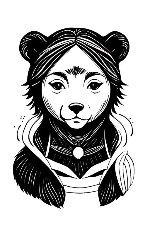Morton Salt Girl As A Bear