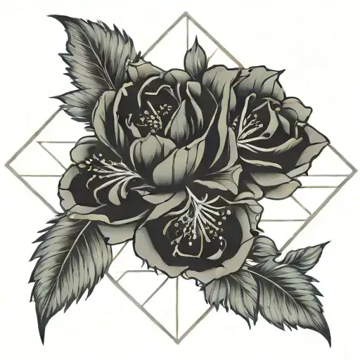 Rose Delphinium Carnation