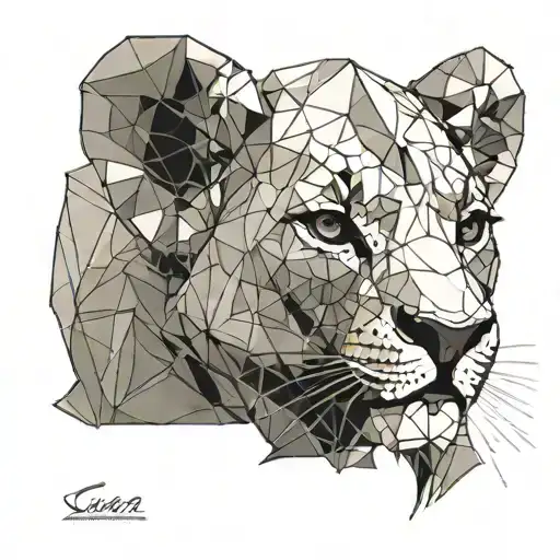 Baby Simba From Lion Wearing