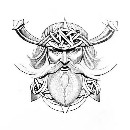 Norse Odin Knotwork Large