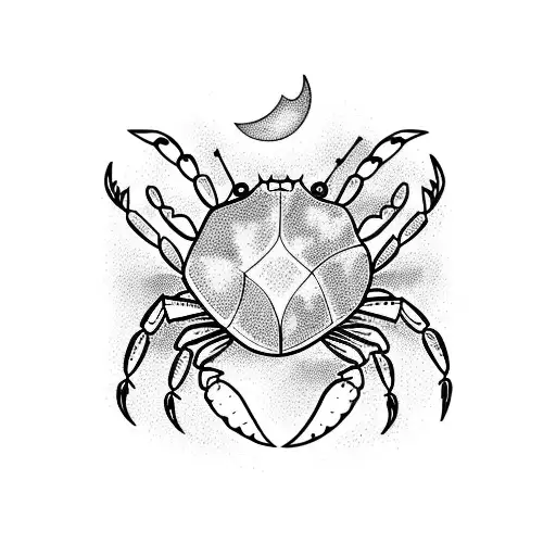 Crab And Moon
