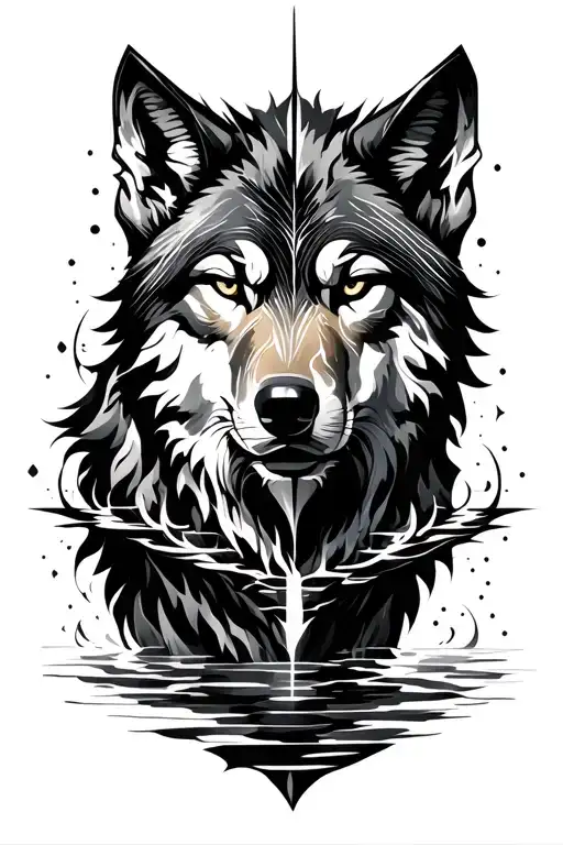 So A Wolf As In The Water And A Loin As In The Fire And Them Colliding In Power