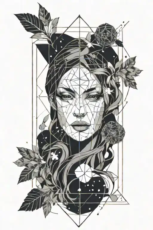 Virgo With Universe Inside