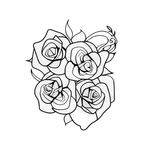 Flower Vine With Roses