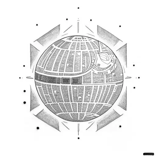 Tattoo Of The Death Star