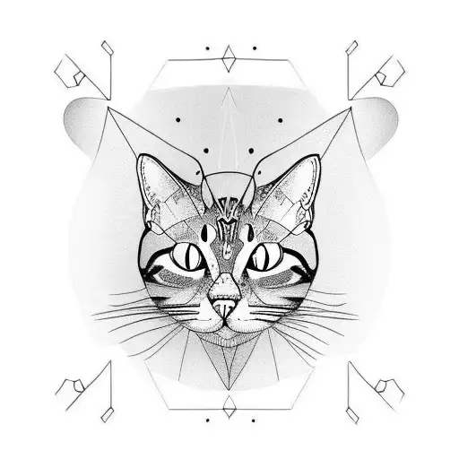 Cat With Butterfly On Nose