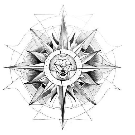 Sun Compass Wolf