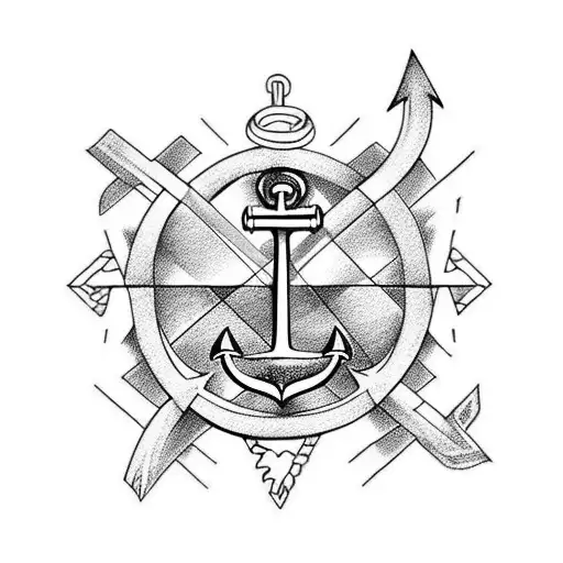 Anchor With Carpe Vitam In Morse Code Armband