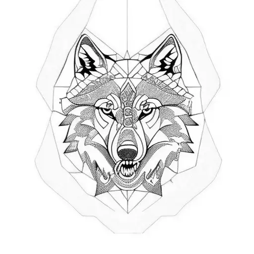 Greek Wolf Sleeve