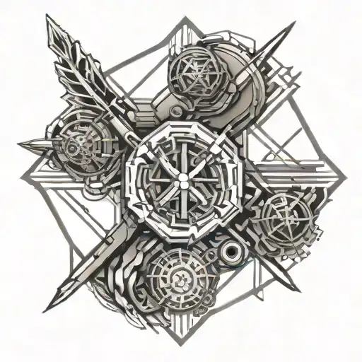 A Military Unit Tattoo For A Sci Fi Soldier