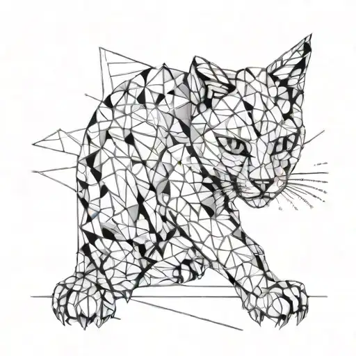 The Cat Is Scratching