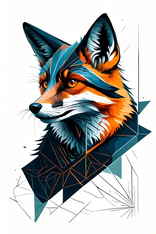 Fine Line Cyberpunk Fox
