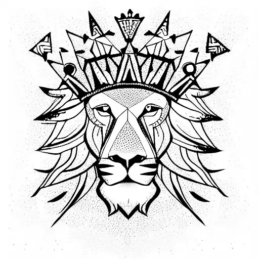 Lion With Crown