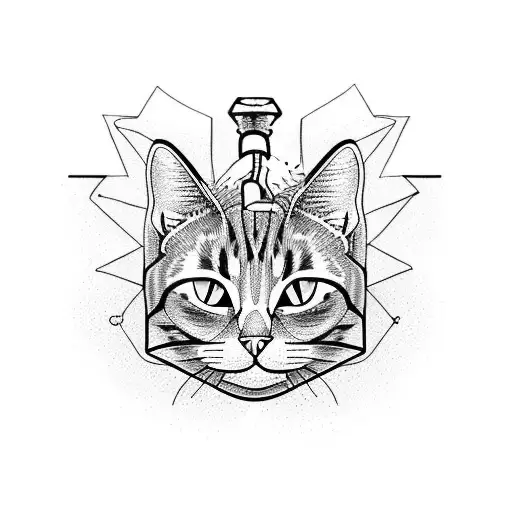 Cat With Watering Can