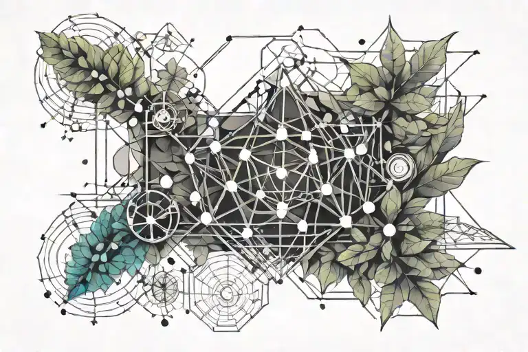 Dipamine Chemical Structure With Music And Nature Elements