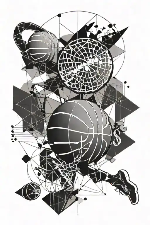 Basketball And Music Imagine A Basketball