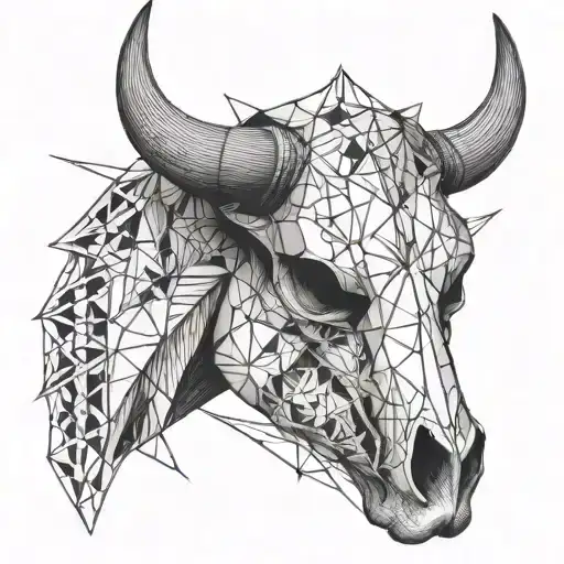 Bull Skull Sleve