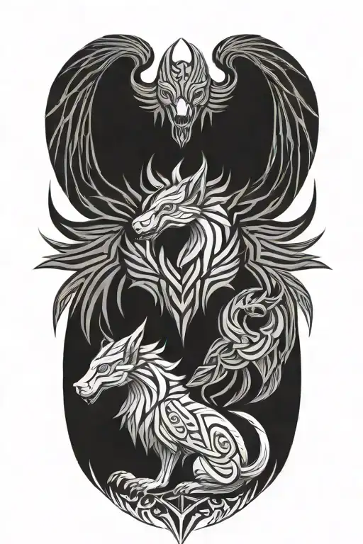 Cerberus And A Phoenix