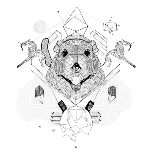 Ingeniero Surrounded By Animal Machinery