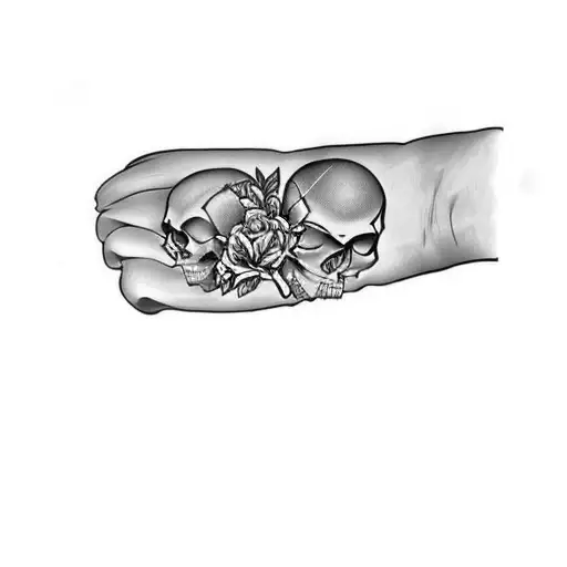Skull And Roses
