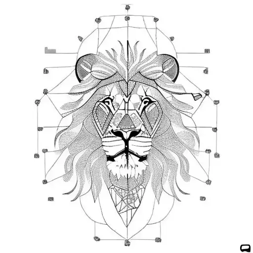 Lion With Electrical Circuits
