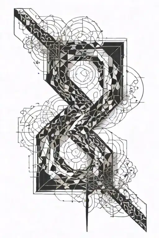 The Number Eight Using Abstract Geometry