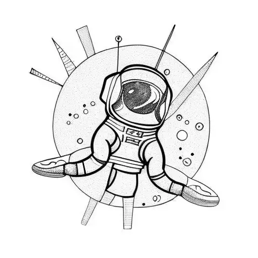 Floating Astronaut